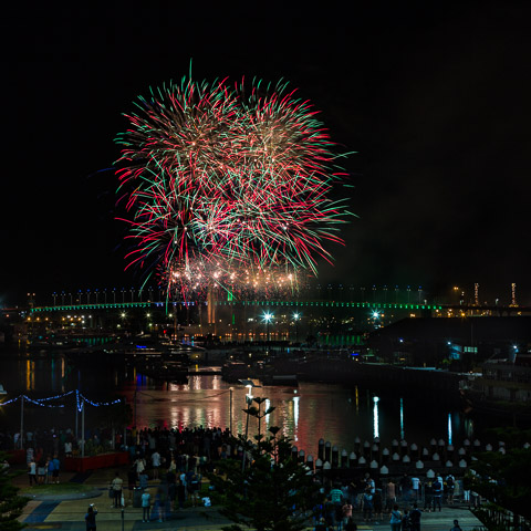 Australia Day 2016 fireworks
