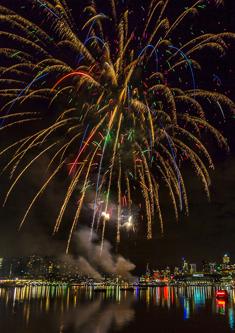 Winter Fireworks at Docklands 2016
